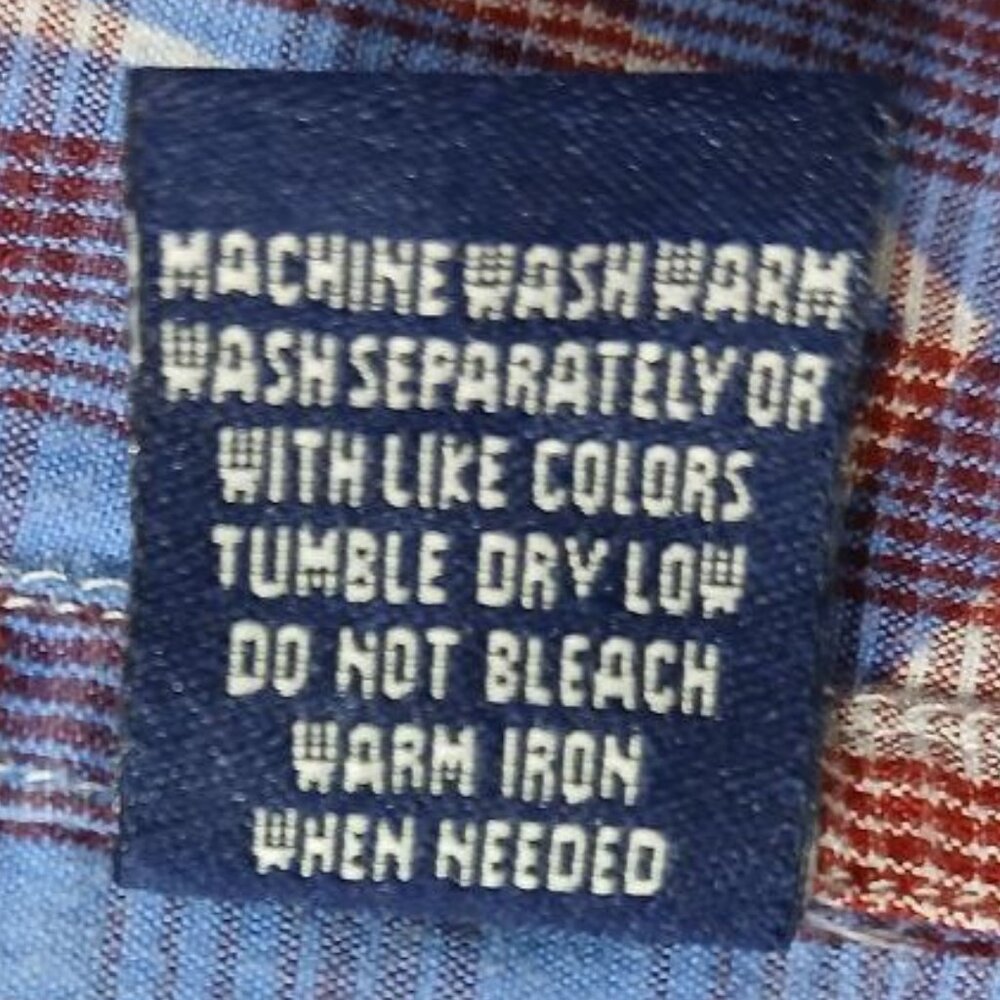 R&G Men’s Plaid Shirt L 100% Cotton Short Sleeve - Picture 6 of 11